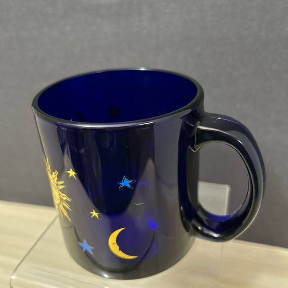 Libbey Celestial Blue Mug with Sun and Moon - Picture 6 of 9
